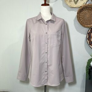 5.11 Tactical Liberty Flex Women’s Snap Up Mauve Pale Pink/Purple Shirt Large